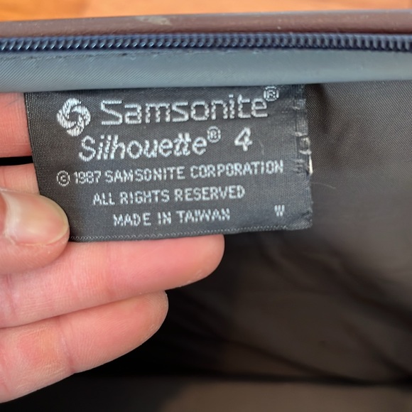 Vintage Samsonite Silhouette 4 1987 Carryon Bag - Picture 8 of 11
